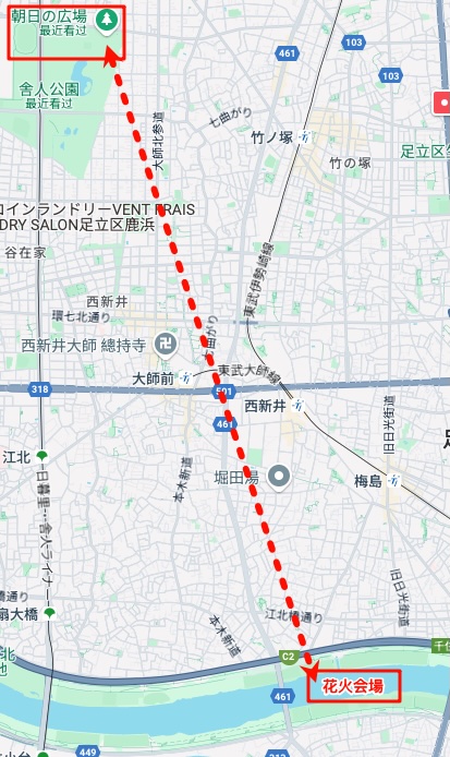 舎人公園朝日の広場